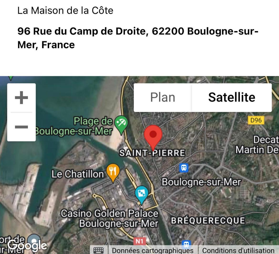 La Maison De La Cote Boulogne-sur-Mer Zewnętrze zdjęcie